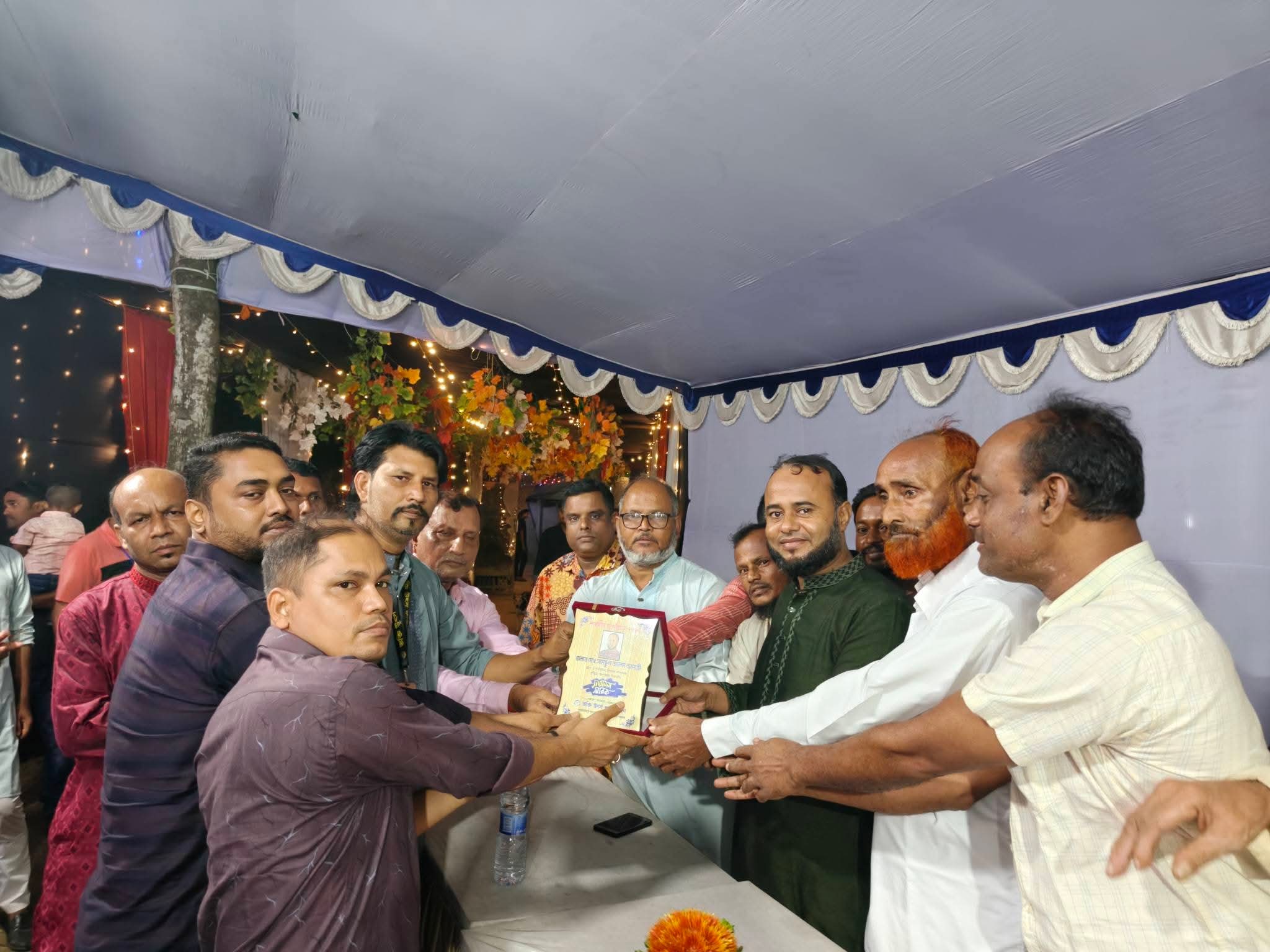 ময়নামতিতে বিভিন্ন পূজামণ্ডপ পরিদর্শন করলেন সম্ভাব্য চেয়ারম্যান পদপ্রার্থী শামসুল আলম ব্যাপারী